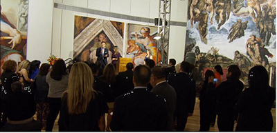 佳能投影极致色彩助力顶级油画展“创世纪·米开朗基罗”上海首秀