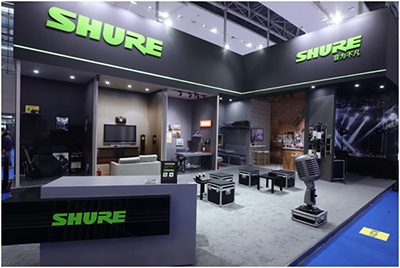 Shure全新形象闪耀2019广州国际专业灯光音响展