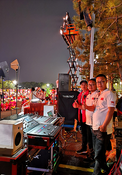 锐声TWAUDIO+MIDAS助阵国庆盛典