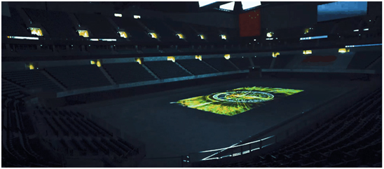 十四运盛大开幕，NEC激光投影打造沉浸式体育盛宴