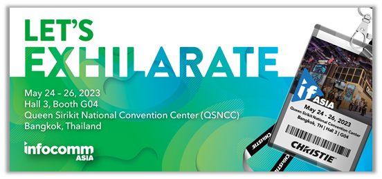 科视Christie 将在InfoComm Asia 2023展出全线视听显示及集成解决方案