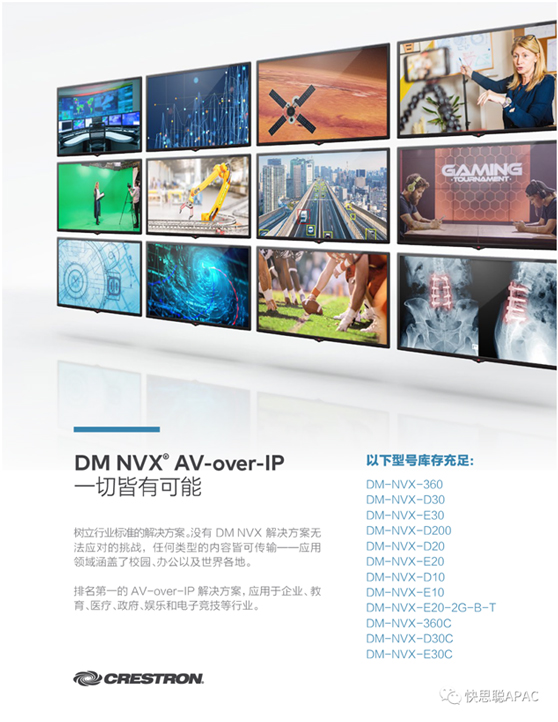 DM-NVX系列产品全面恢复供货!
