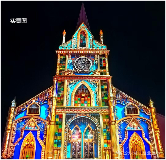 建业显示邀您走进武汉花博汇《知音花月夜》光影秀，共赴春日诗意之约